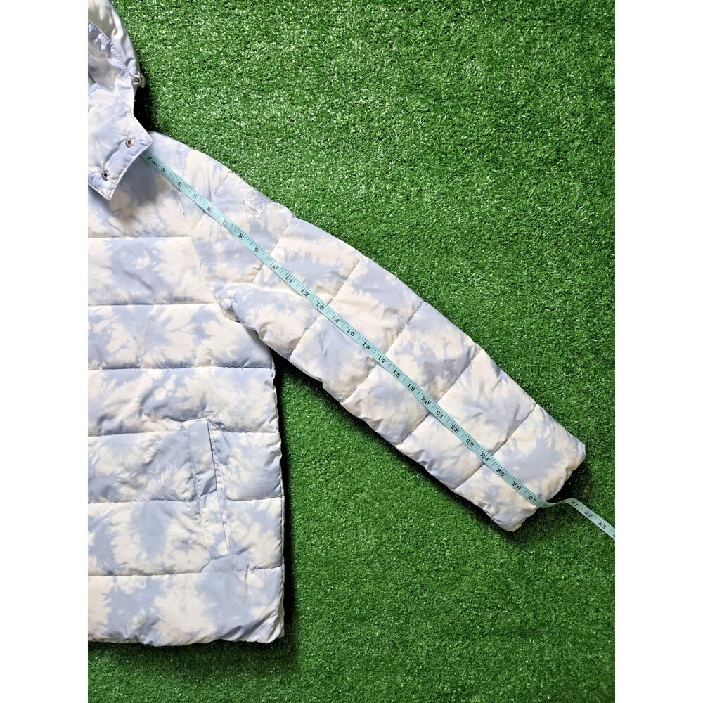 Calvin Klein Performance Puffer Jacket – Blue/White Tie-Dye – Women’s Large - Picture 15 of 16